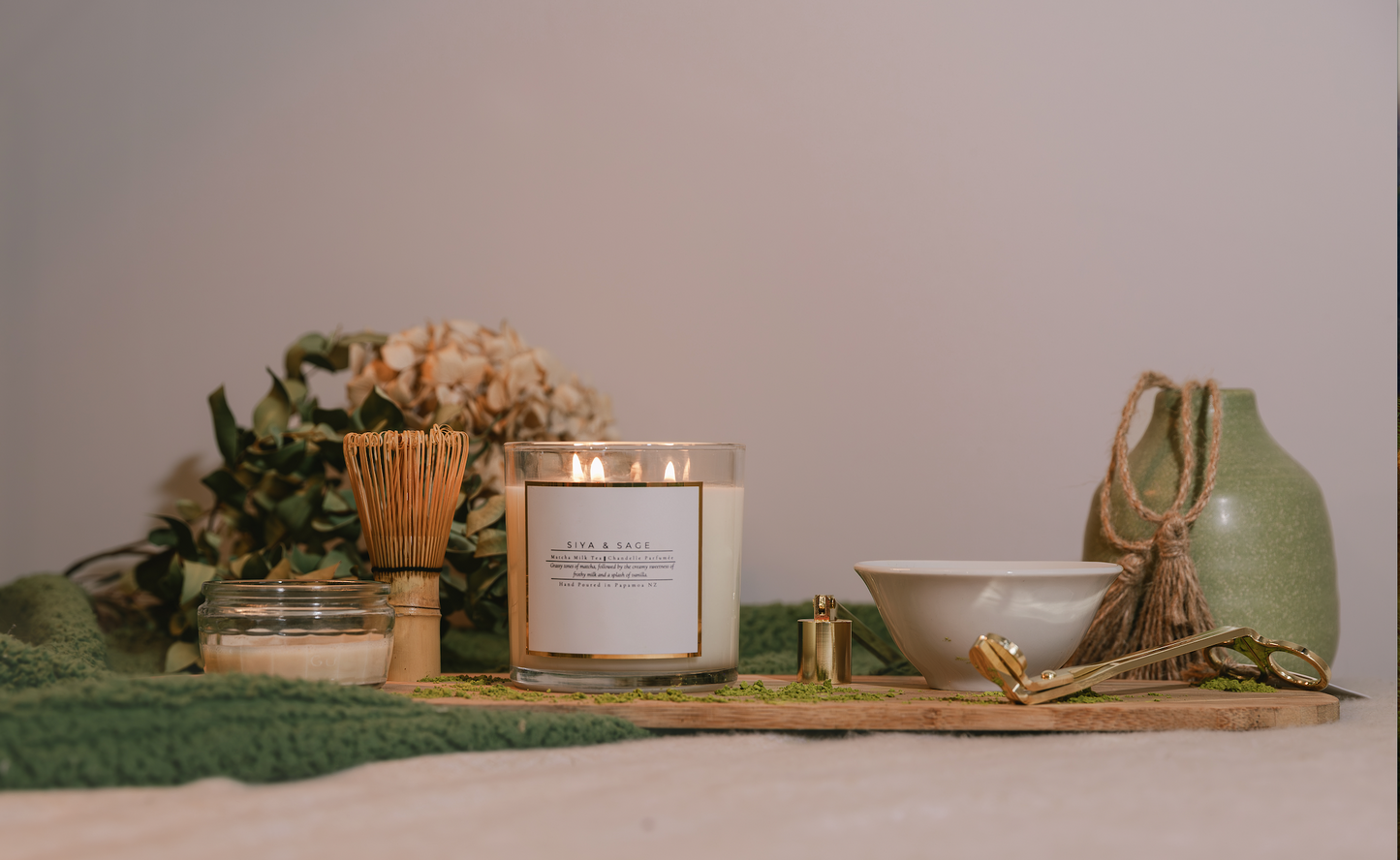 Matcha Milk Tea Candle