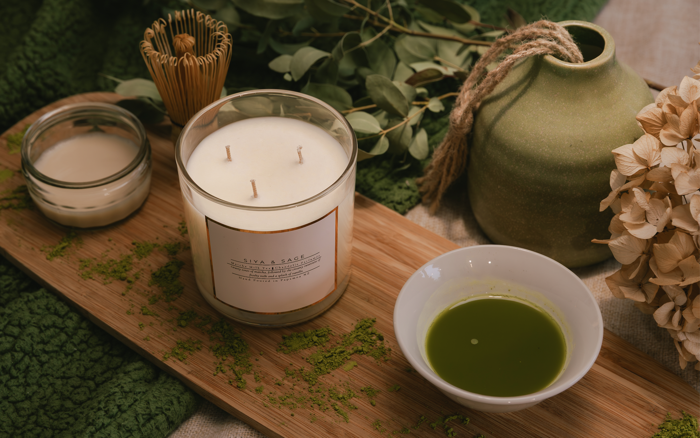 Matcha Milk Tea Candle