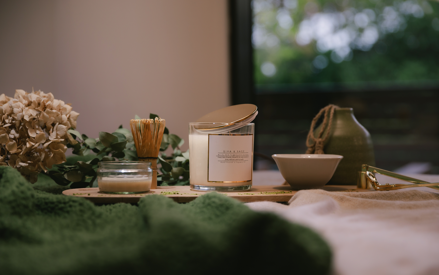 Matcha Milk Tea Candle