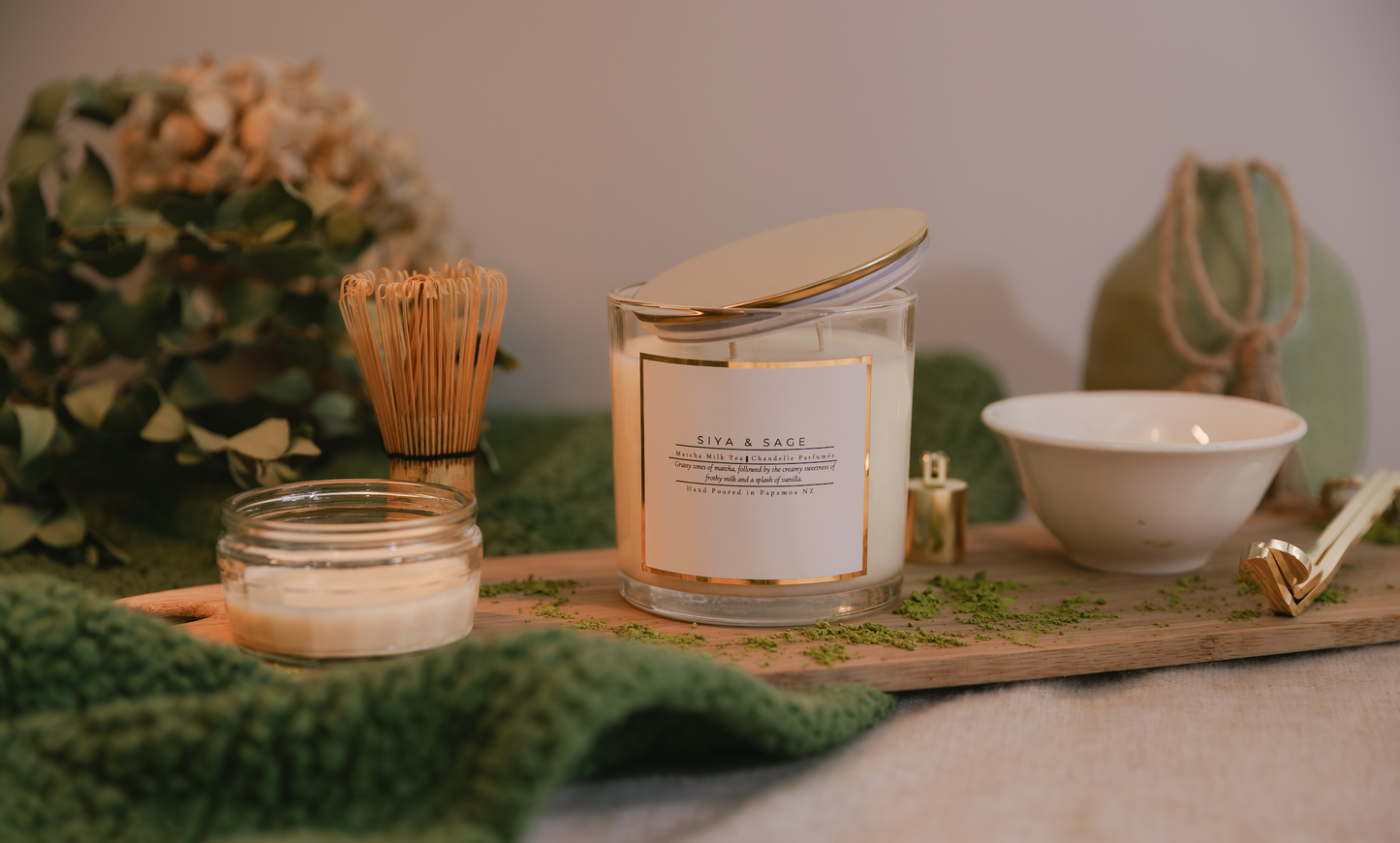 Matcha Milk Tea Candle