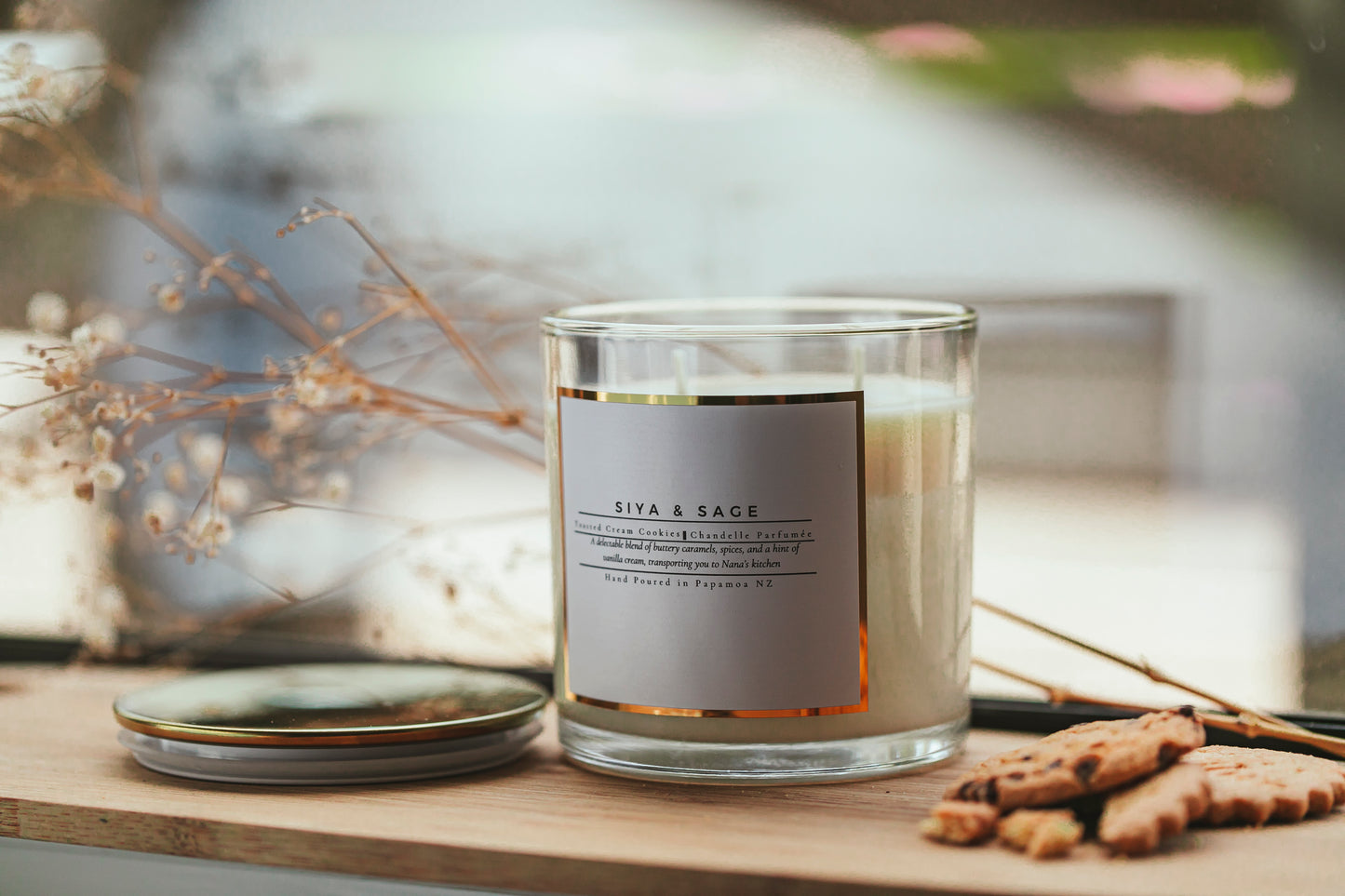 Toasted Cream Cookies Candle